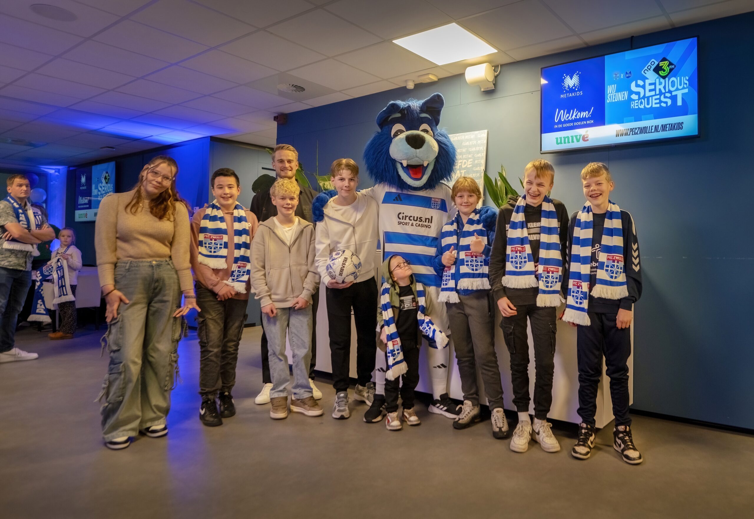 news_PEC Zwolle komt in actie voor 3FM Serious Request en Metakids