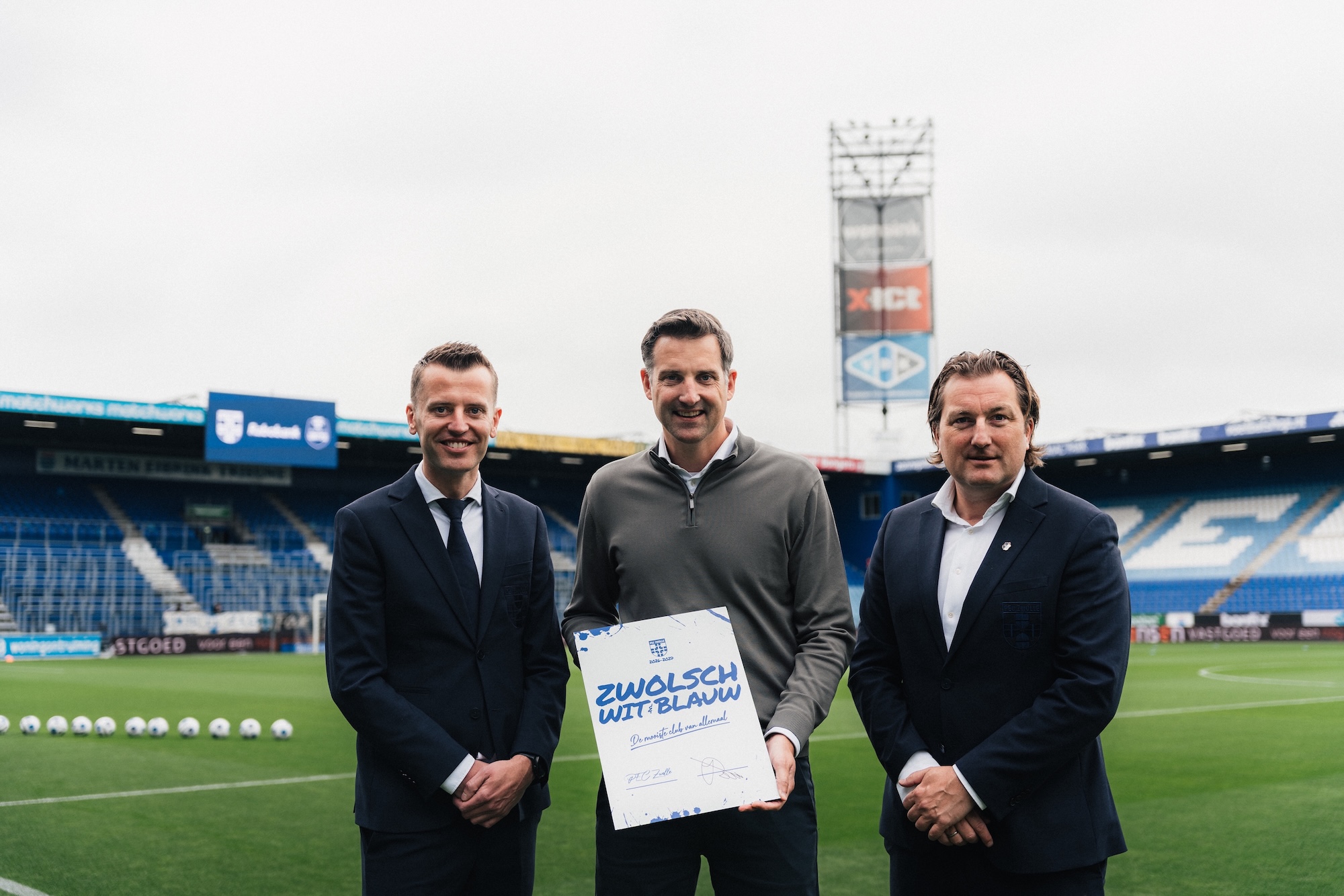 news_Samen naar twintig jaar: PEC Zwolle, Rabobank en Regio Zwolle United verlengen partnerschap